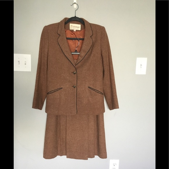 Vintage 70s John Meyer wool ladies suit - Picture 4 of 4